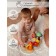 Walks of children's Amarobaby Running Baby, with an electronic game panel, brown color
