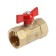 Ballic "Gallop" Practic DN-25 130, internal/internal thread 1 ", butterfly