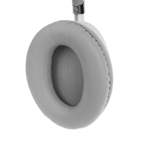 AKZ K53 headphones, wireless, full -size, microphone, RGB backlight, white-5