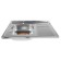 Kitchen car wash accoon AC6080, overhead, left, thickness 0.6 mm, 800x600x165 mm, decor