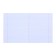 Notebook 18 sheets in the line is blue, plastic cover, title sheet, offset block 65g/m2