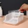 Organizer for storing cosmetic supplies "Prestige", 2 sections, 23 × 16.1 cm, white color