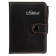 Notebook with A7 handle, 65 sheets in a ruler, PVC cover with a button fastener