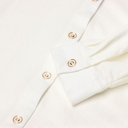 Women's suit (shirt, trousers) minku white color, rr 44-13