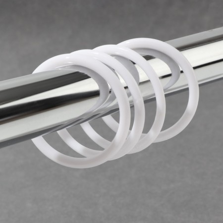 Ring for curtains, d = 40/50 mm, 10 pcs, white color-3