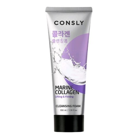 Strengthening creamy foam for washing Consly with a sea collagen, 100 ml-1