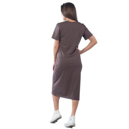 Women's dress, size 46, brown color-3