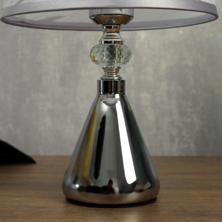 Table lamp 58082/1 1x40W E27 chrome 20x20x35 cm Risalux-3