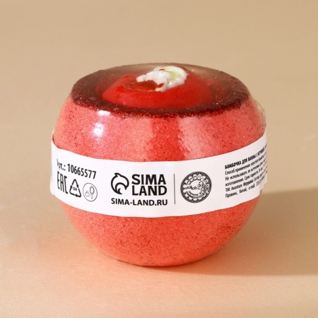 New Year. A bomb for a bath with a toy, 140 g, mix-12