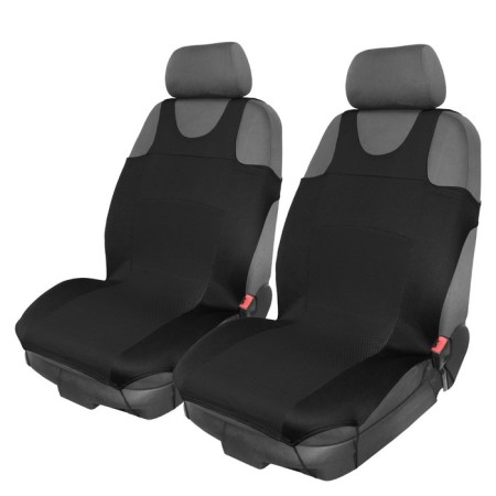 Front F3 covers Front 2 pcs., Combined, black color, polyester Airline ASC-F3-1