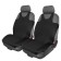 Front F3 covers Front 2 pcs., Combined, black color, polyester Airline ASC-F3
