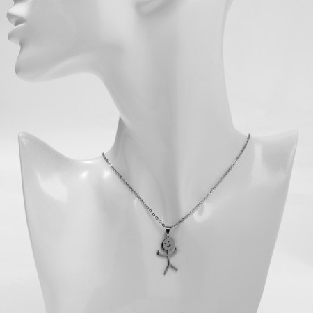 Pendant "disagreement", color silver, 48.5 cm-3