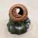 Decor for the Aquarium "Barrel on Stones", ceramic, 13 x 10 x 17 cm