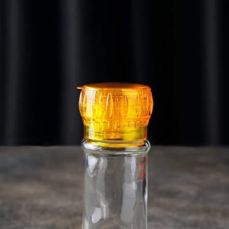 Mill for spices, plastic mechanism, 115 ml (45-80 gr), yellow color-7