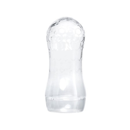 Masturbator A-TOYS JELF, ABS plastic, transparent, 18.5 cm-5