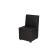 Kitchen sofa coziness 1 mini, 550x500x830 black
