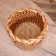 Wicker basket, from bamboo 20x20x25 cm
