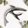 Capodastr for guitar Music Life Shark, silver