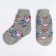 Children's woolen socks "hearts" A.3a45, gray color, river 18