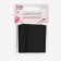 Clothing patch "Rectangle", 6.5 × 3.8 cm, heat -mileyle, black color