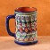 Rishtan ceramics mug "Disor", 500 ml, blue