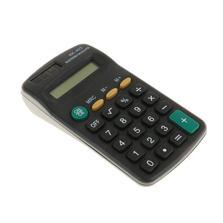 Pocket calculator, 8 - discharge, kk - 402, works from battery-2