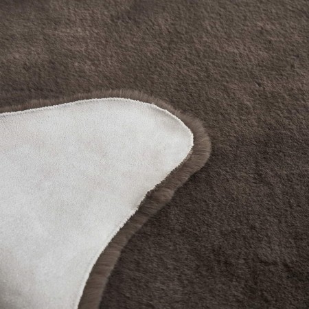Plush mat Sofi de Marko, size 80x120 cm, chocolate color-3