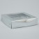 Box for sweets, confectionery packaging, 9 cells, “silver”, 14.7 x 14.7 x 3.5 cm