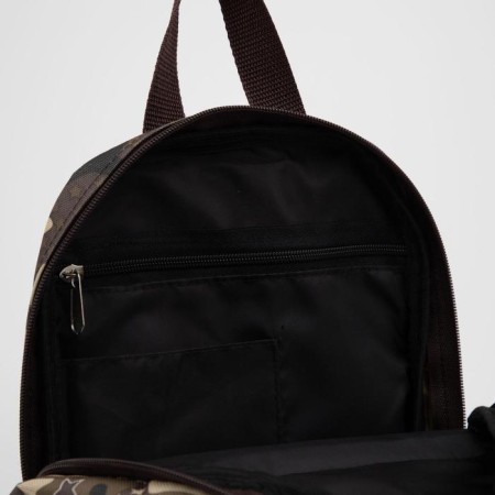 Baby backpack on lightning, 2 outer pockets, green color-3