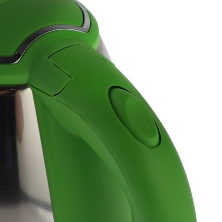 Electric kettle Homestar HS-1028, metal, 1.8 l, 1500 watts, silver-green-2