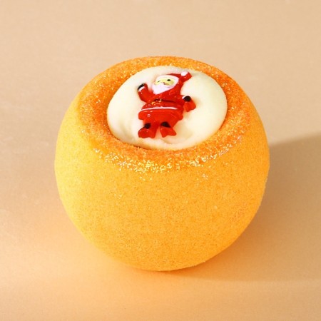 New Year. A bomb for a bath with a toy, 140 g, mix-25