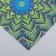 Scrapbooking paper "Flower mandala" density 180 g 15.5x17 cm