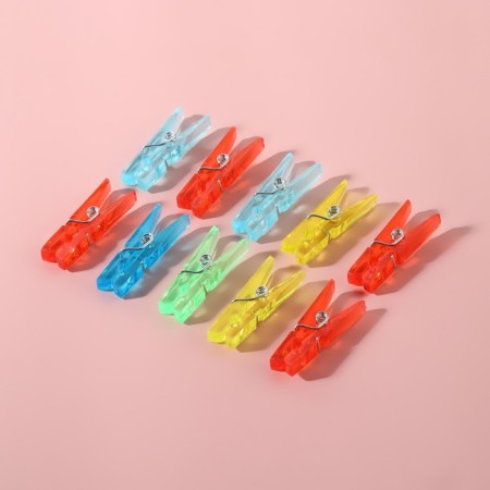 Brongs for sewing, 3 × 0.5 × 0.3 cm, 10 pcs, color colorful-1