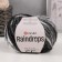 Rindrops yarn 18% wool, 35% polyamide, 47% acrylic 115m/50g (2913 black and white)