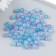 Beads for creativity plastic "Lapled lilac-blue bubble" set of 20 g 0.8x0.8x0.8 cm
