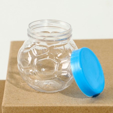 The basis for creativity and decor is a jar with a “embossed” lid, size - 5 × 5 × 5 cm, mix color-1