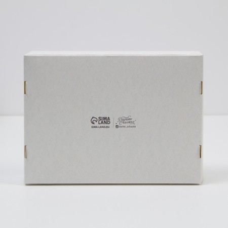 Box for eclairs, confectionery packaging, 2 inserts, “sweet life”, 15 x 10 x 5 cm-2
