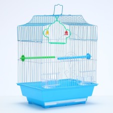 Poultry cell is equipped BD-1/4F, 30 x 23 x 39 cm, blue