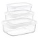 A set of food containers EMHOUSE, 3 pcs, color mix