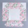 Capcake box, confectionery packaging with a window, 9 rose cells, 25 x 25 x 10 cm