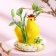 Easter decor "Chicken in the nest" 6 × 9 × 12.5 cm
