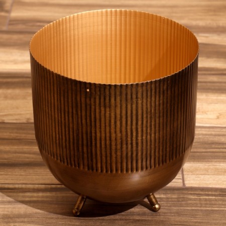 Kashpo "Goldi" metal (set 2 pcs), diameter 30 and 26 cm-3