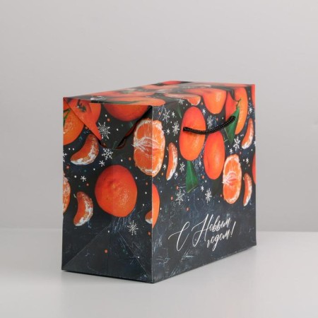 Package-Koroka "Mandarins", 23 x 18 x 11 cm, New Year-2