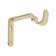 Crohstein for cornice D20 is single 8 cm, color gold