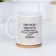 Sublimation mug "Once risking...", with application