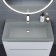 Sink uperwood Classic Quartz 80 cm, quartz, gray matte, platinum