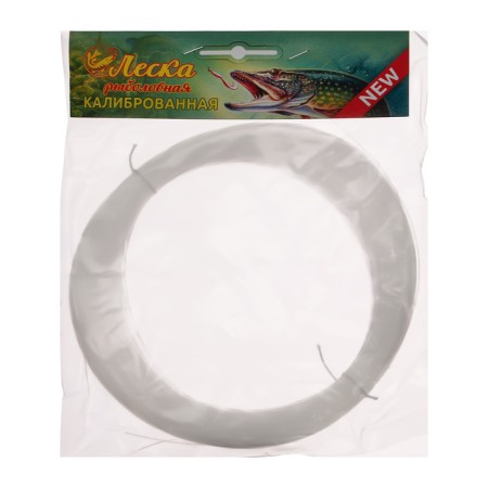 Monophile calibrated fishing line, diameter 0.6 mm, 100 m, transparent 7592788