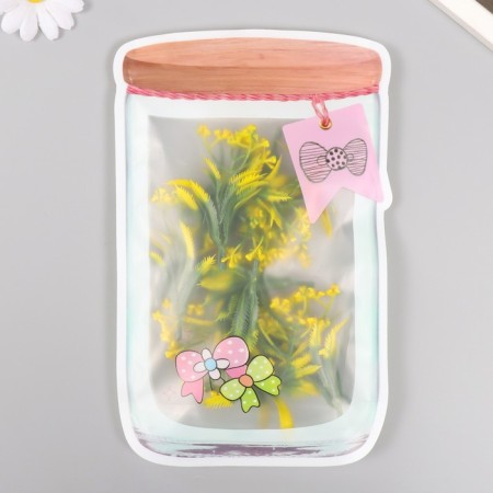 Artificial plant for creativity "Araucaria" set 12 pcs yellow 9.5 cm-5