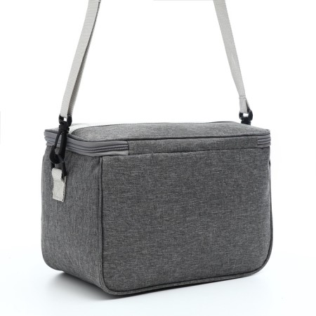 A thermal tower with a zipper 8 l, a long belt color gray-2