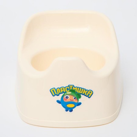 Children's pot 27x22x15, beige color-1